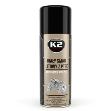 Змазка літієва K2 PRO WHITE PTFE 400мл (біла)