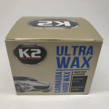 Паста для полірування кузова K2 ULTRA Wax 250гр з губкою