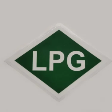 Наклейка ГАЗ скраплений LPG 150х110мм