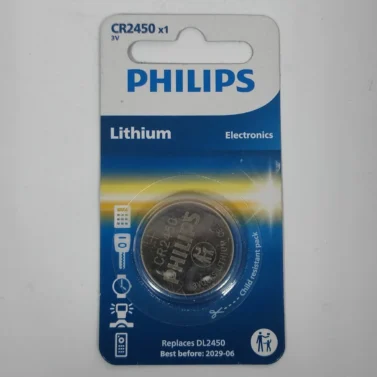 Батарейка CR 2450 PHILIPS Lithium BLI 1