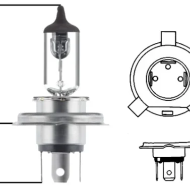 H4 24V 75/70W  P43T MEGA