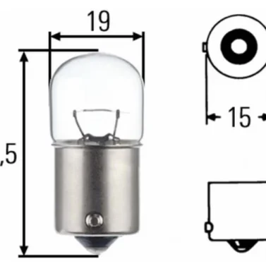 R10W 24V BA15S MEGA