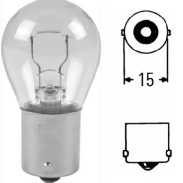 P21W 12V 21W лампочка HELLA