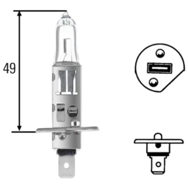 H1 70W 24V HELLA