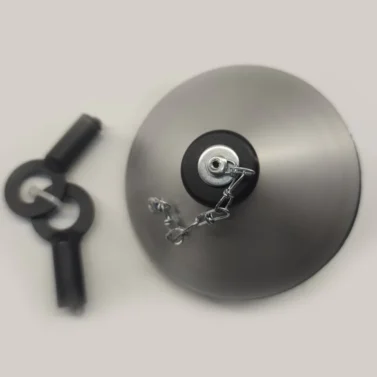 Кришка бака із захистом D=80mm конусна (метал, ковпачок)