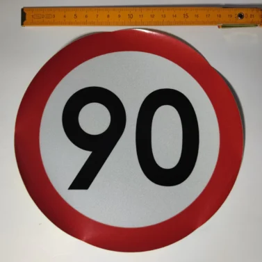 Наклейка 90км/200мм світловідбивні