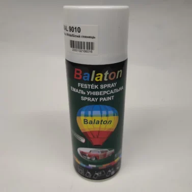 Фарба балончик Balaton біла глянц 400мл