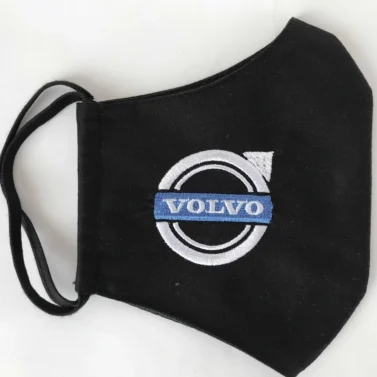 Маска захисна з лого VOLVO чорна