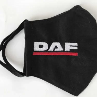Маска захисна з лого DAF чорна
