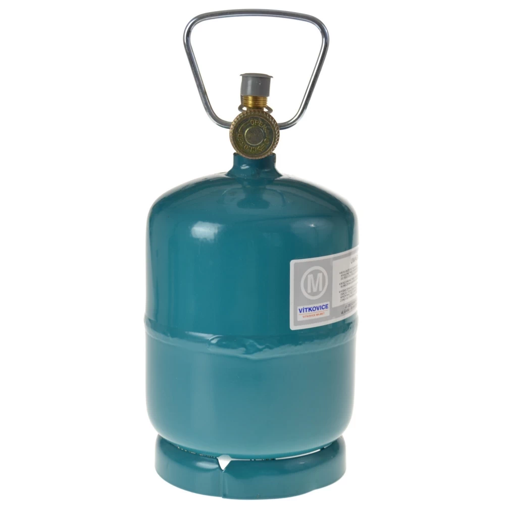 Балон газовий 2.4л 1кг Vitkovice (G3/8LH 1.8кг) - Зображення 2