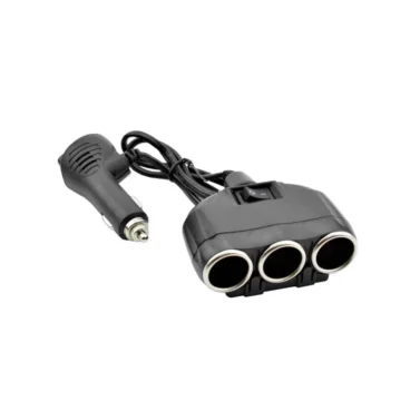 Розгалужувач на 3 виходи Olesson 1634 (USB 3.1A, 12/24В, вимикач)