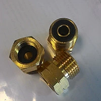 Перехідник заправки газ.балонів G3/8L-M21.8L (Польща, латунь)