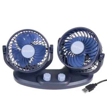 Вентилятор подвійний USB 5V 12.5см 5" VOIN HX-U901