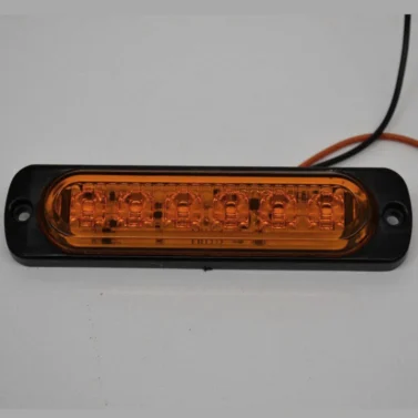 Габарит LED жовтий стробоскоп 12/24В