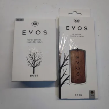 Ароматизатор повітря K2 EVOS BOSS 50ML освіжувач з дощечкою