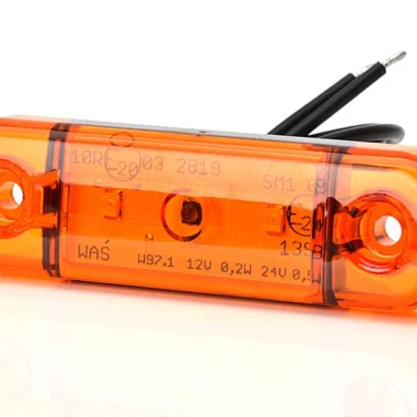 Габарит LED жовтий WAS W97.1 84x24 (плоский)