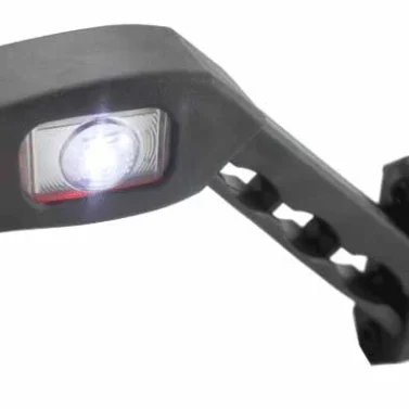 Габарит LED ріжок 45* довгий біло-черв-жовт косий лівий LD518/L
