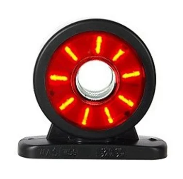 Габарит LED прямий короткий червоно-білий L-R