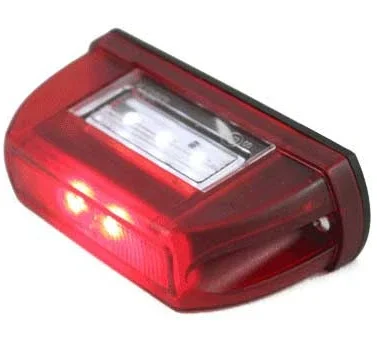 Підсвітка номеру червона прямокутна LED LTD669