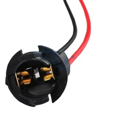 Фішка автолампи T10 (W5W) 2x15см провода