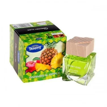 Куб Tasotti Secret Cube 60мл ANANAS & APPLE ароматизатор (дерев'яна кнопка)