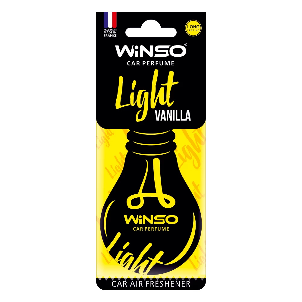 Освіжувач повітря WINSO Light, целюлозний ароматизатор, Vanilla,(50шт/ящ.)
