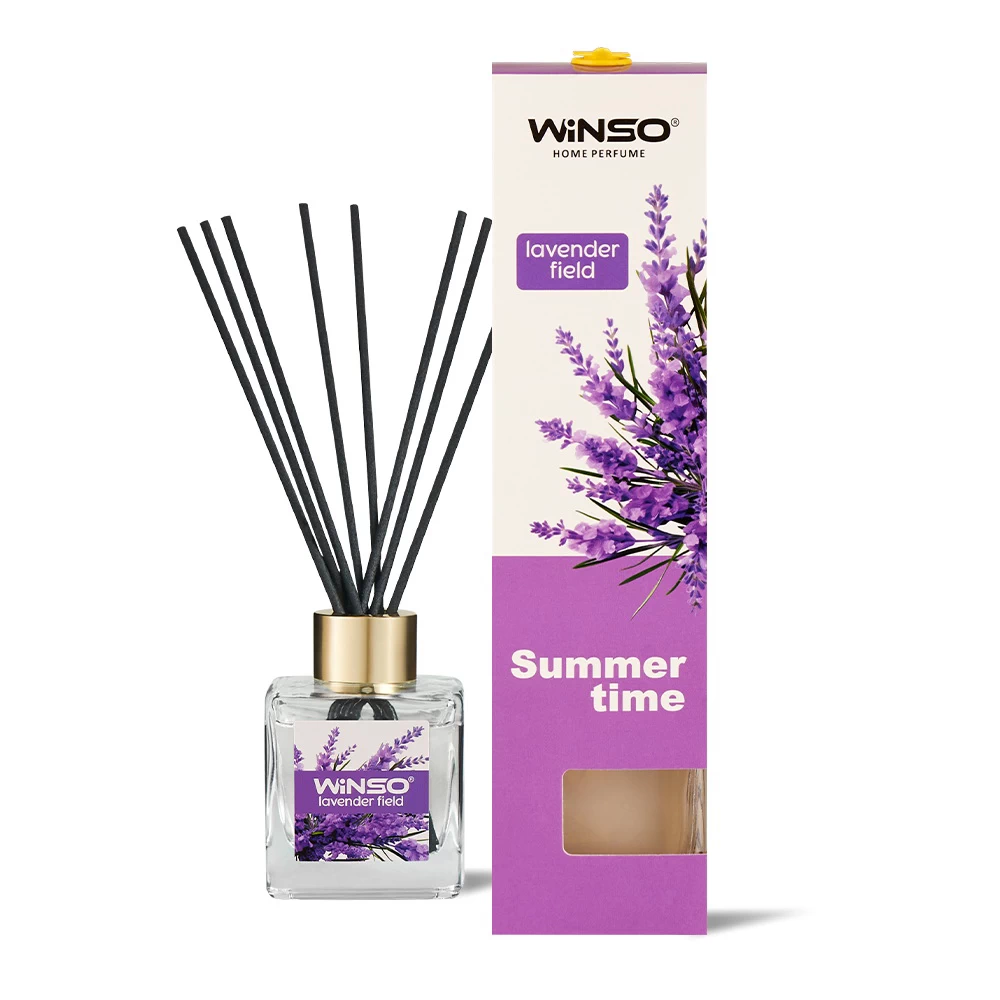 Аромадифузор з паличками WINSO Summer Time - Lavender Field (100мл) Лавандове поле