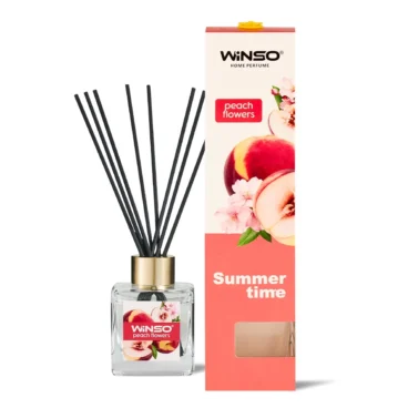 Аромадифузор з паличками WINSO Summer Time - Peach Flowers (100мл) Квітки Персика