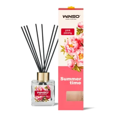 Аромадифузор з паличками WINSO Summer Time - Pink Peony (100мл) Рожевий Піон