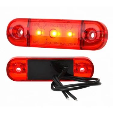 Габарит LED червоний 84*24 W97.1 12-24V