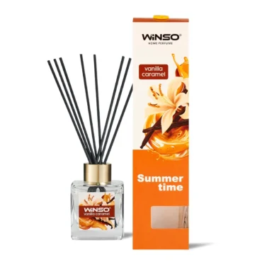 Аромадифузор з паличками WINSO Summer Time - Vanilla Caramel (100мл) Ваніль Карамель