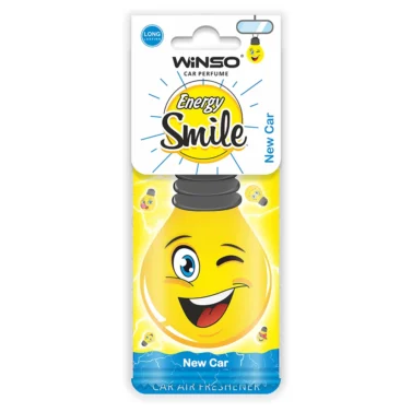 Освіжувач повітря Winso Energy Smile, целюлозний ароматизатор, New Car (50шт/ящ)