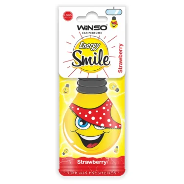Освіжувач повітря Winso Energy Smile, целюлозний ароматизатор, Strawberry (50шт/ящ)